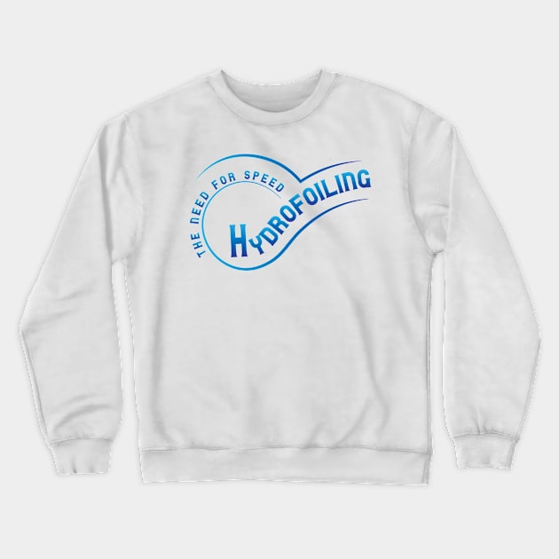 Hydrofoiling - the need for speed Crewneck Sweatshirt by bluehair